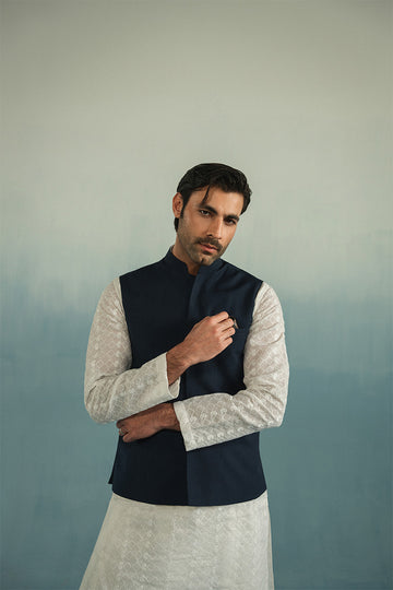 'Navy Blue' Classic Waistcoat